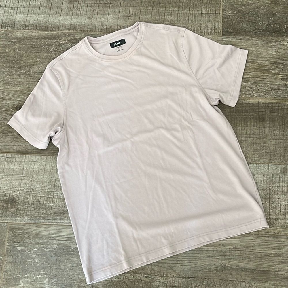 Mens Faint Purple/Lilac Alfani Tee Size Large